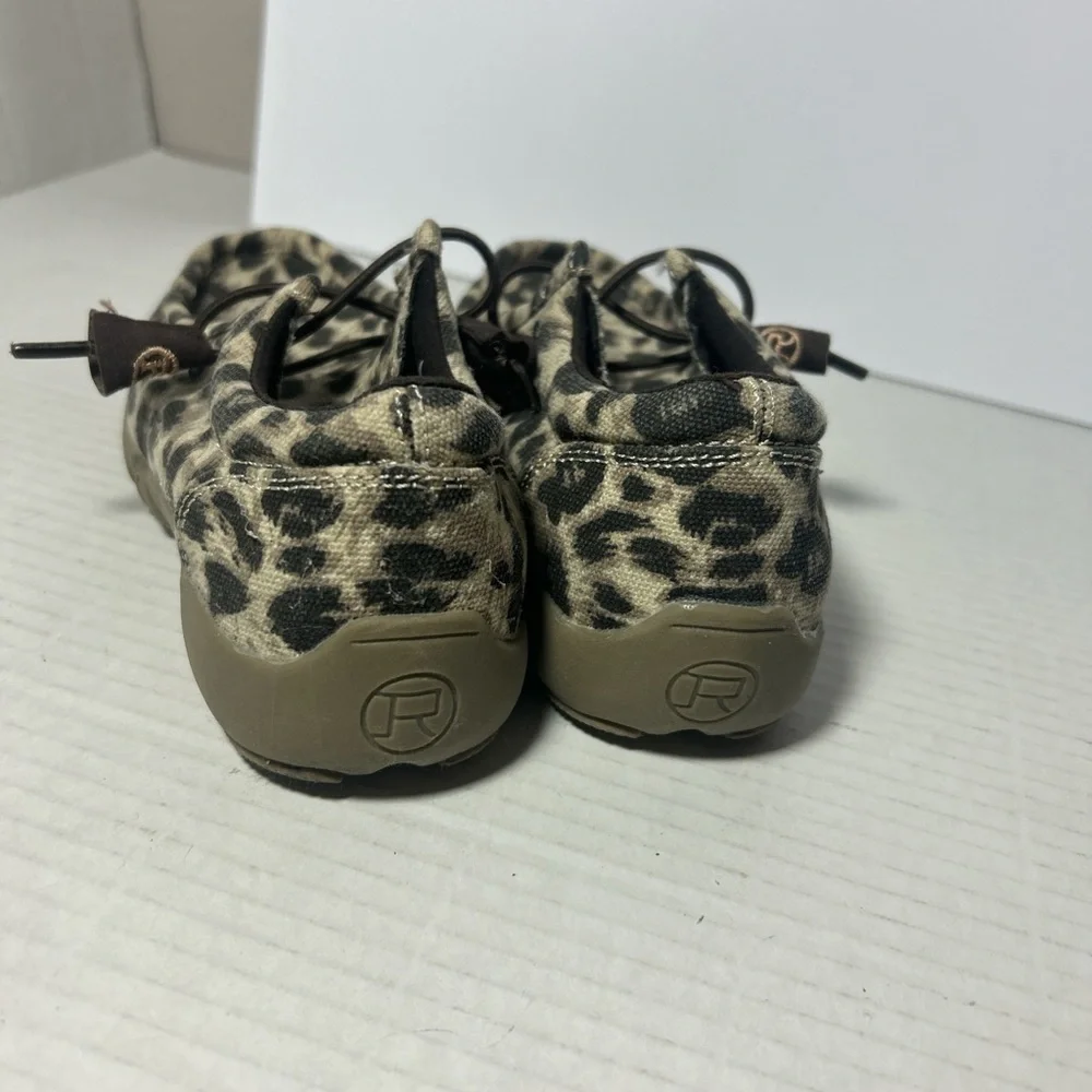Roper Girls leopard print casual western shoe Excellent condition